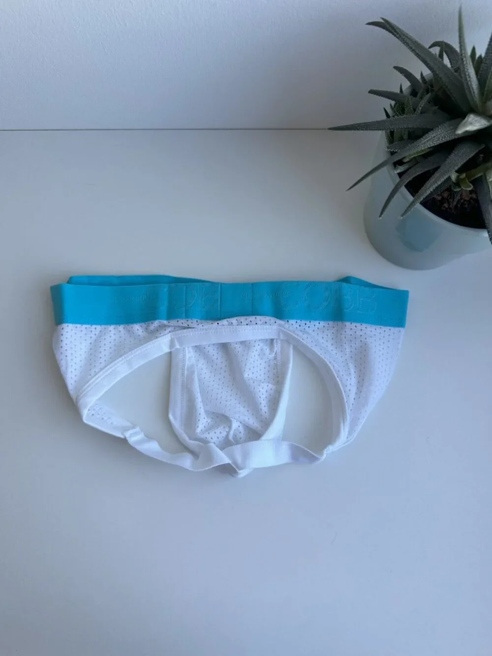 Alexander Cobb - Jockstrap White - Blue (M)